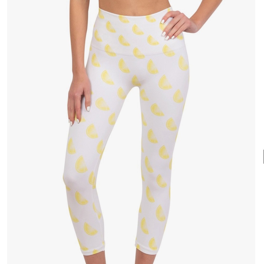 Morgan Stewart Sport Lemon Leggings